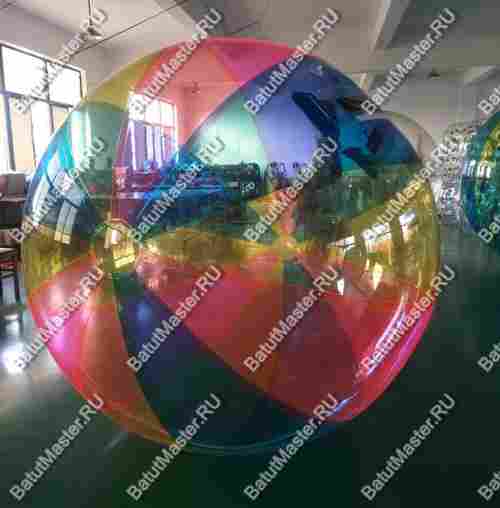 Аттракцион Водный шар ПВХ «Радуга», 1,5*1,5*1,5 м