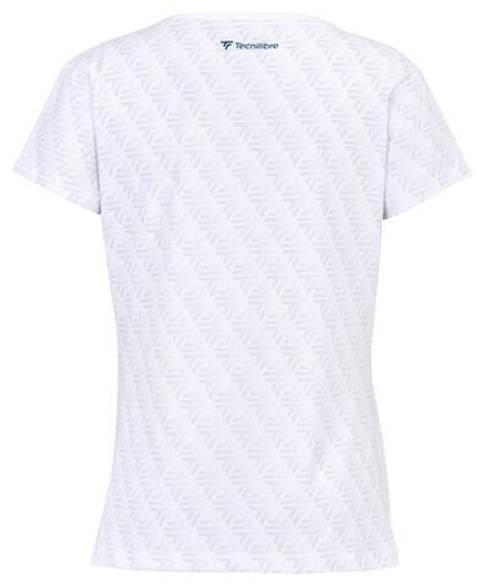 Женская теннисная футболка Tecnifibre Women Graphic Stretch - белый