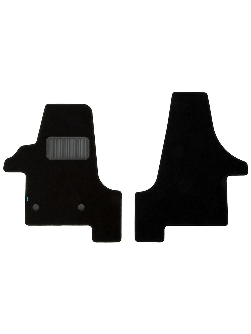 Коврики в салон для VOLKSWAGEN Transporter (T5) 2003-2009, 2009-2015, фургон, 2 шт. (текстиль) KLEVER03511122110KH