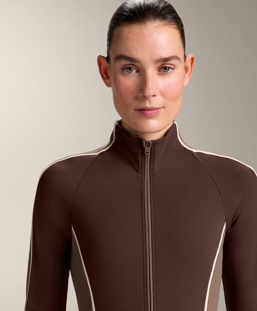 Oysho Легкая и теплая высокотехнологичная куртка, коричневый