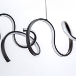 637117 Люстра CORINTO 60W LED 2380LM ЧЕРНЫЙ 3000K