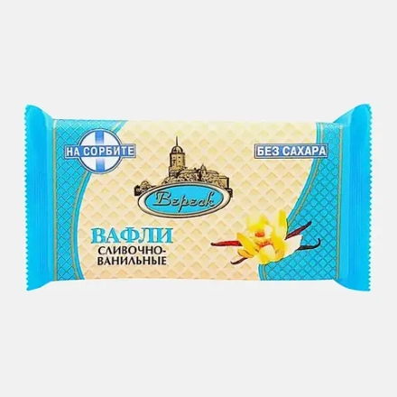Вафли на сорбите Вереск Сливочно-ванильные 105г