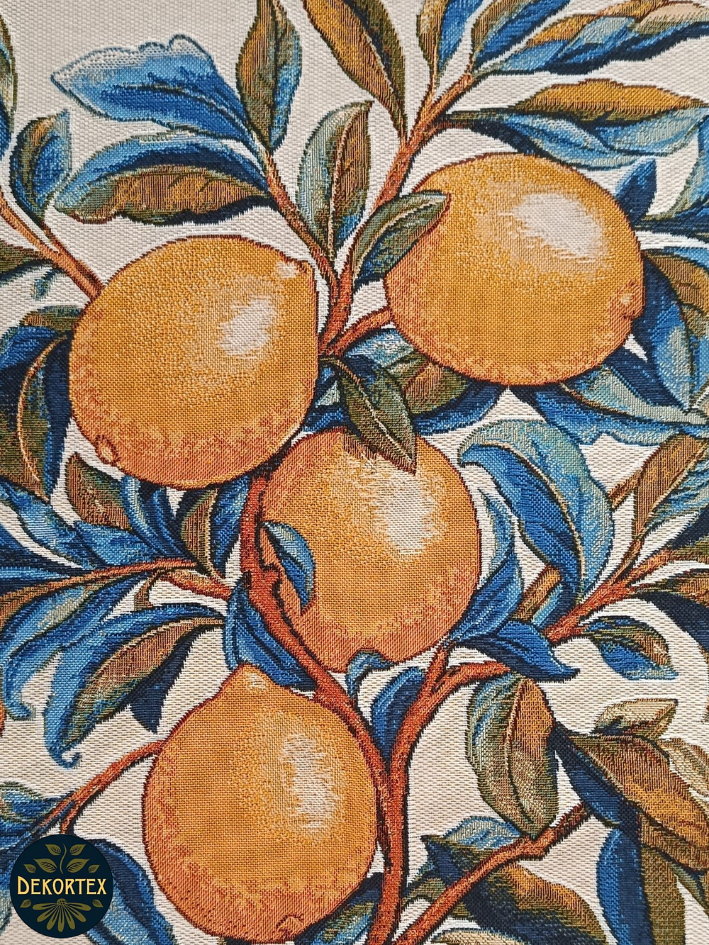 Декоративный гобеленовый чехол Лимоны 47х47