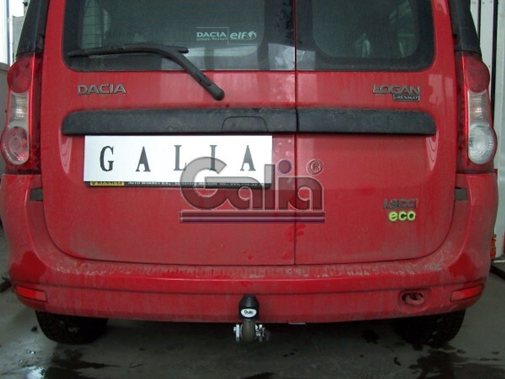 Фаркоп оцинкованный Galia D037C для Lada Largus 2012-, Dacia Logan универсал 2007-2013(паспорт и сертификат в комплекте)(без электрики)