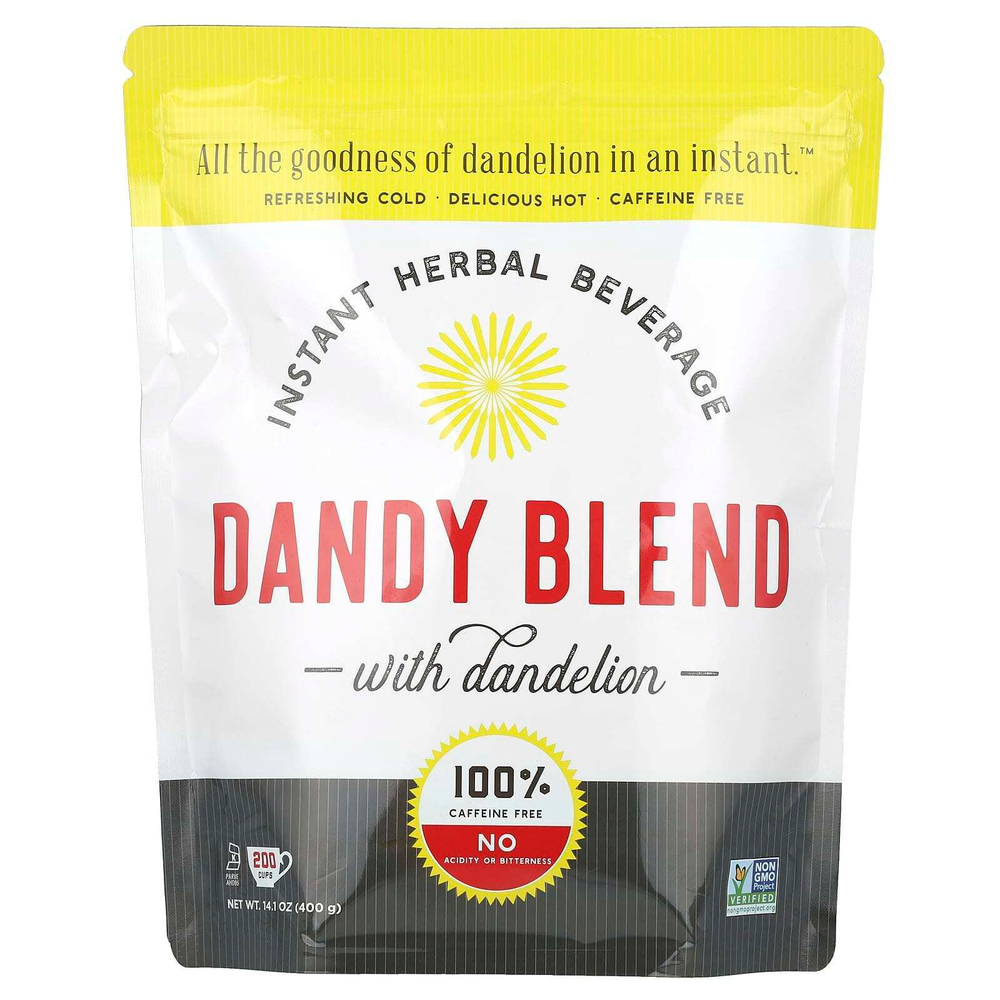 Dandy Blend, растворимый травяной напиток с одуванчиком, без кофеина, 400 г (14,1 унции)