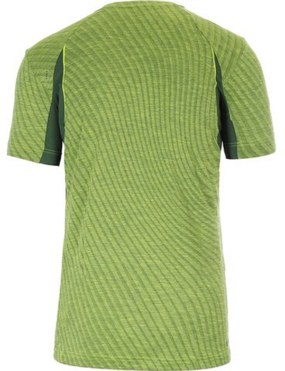 Футболка мужская теннисная Adidas Freelift Crew - beam yellow/green oxide