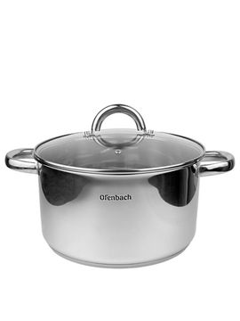 Кастрюля 5,5 л. из нержавеющей стали Ofenbach NB 100527 с крышкой