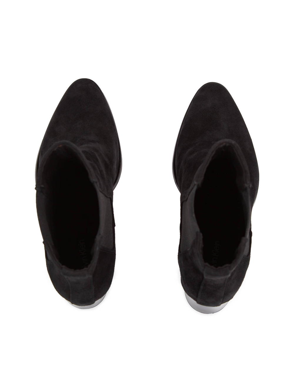 Кожаные челси на каблуке Calvin Klein - черный(HW0HW02192)