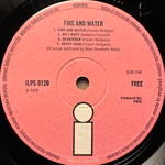 Free - Fire And Water (Англия 1970г.)