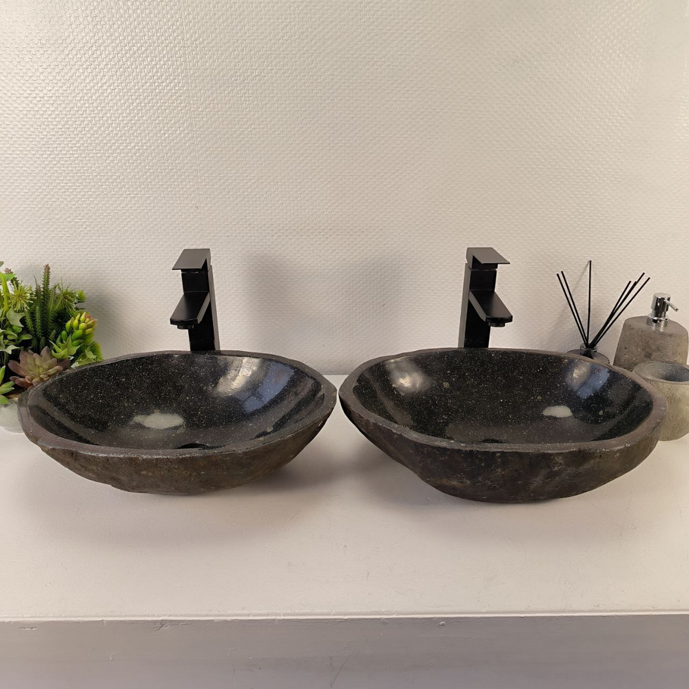 Раковина из речного камня ПАРА! RS-65547 46*31*13 0865