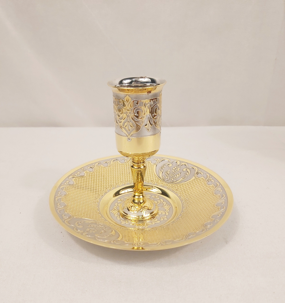 Набор рюмка с блюдцем "На посошок"