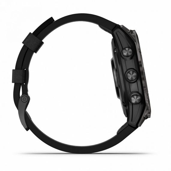 Garmin EPIX PRO Gen 2 Sapphire 47 мм — титан DLC, кожаный ремешок