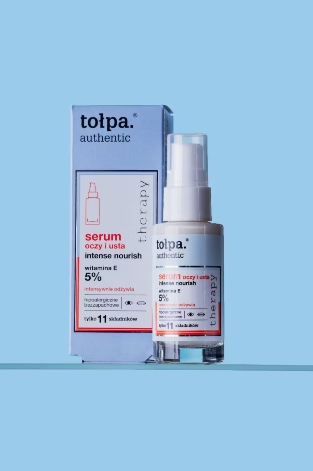 TOLPA AUTHENTIC Сыворотка для кожи вокруг глаз и губ интенсивное увлажнение, 30 мл