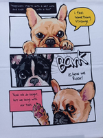 Полочка (Армани-шелк). Собачки №1