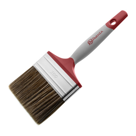 Кисть малярная Avanza, для пропиток и антисептиков, 100х15 мм