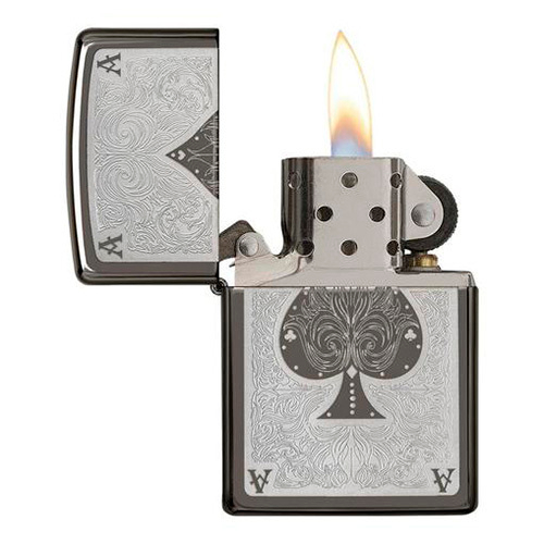 Зажигалка Zippo Classic с покрытием Black Ice