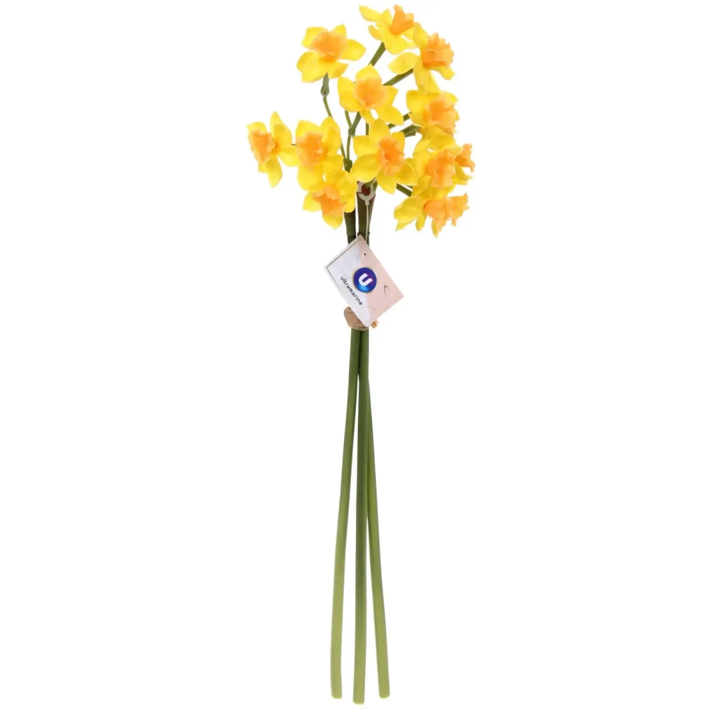 Цветок искусственный «Natur» 50см Нарциссы желтые