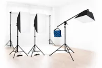 Комплект постоянного света НФ4 - 3 источника с журавлем и фоном