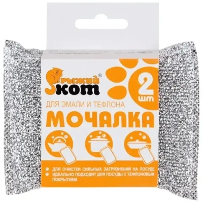 Мочалка для эмали и тефлона