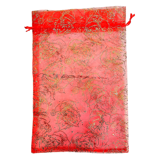 Мешочек из органзы красный (мешочки) – Премиум 1000 г.