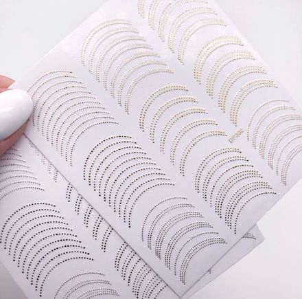 Наклейки металлизированные Арка, золото