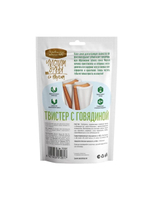 Твистер Чистим зубы для собак крупных пород Твистер с говядиной 0.1кг набор из 5 упаковок