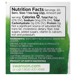 Swanson Vitamins, 100% органический зеленый чай, 20 чайных пакетиков, 40 г (1,4 унции)