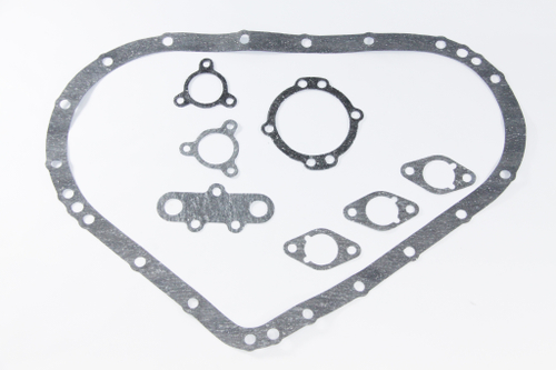 Набор прокладок раздаточной коробки КАМАЗ 4310, 65111 вездеход (5 наим. 7 поз.) паронит 0,6мм. (Состав:4310-1802021,4310-1802035,4310-1803017,4310-1803127,4310-3802153) (Москва) ( ОЕ 03-87-200 )