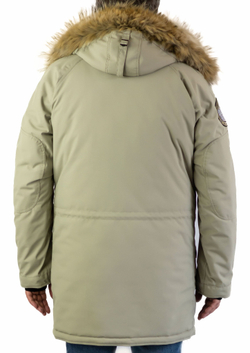 Куртка мужская зимняя Apolloget Expedition 2019 (хаки - silver green/olive)