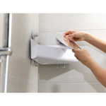 Органайзер для душа с зеркалом угловой easystore, белый