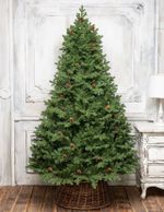 ель "Чарующая" литая хвоя с натуральными шишками