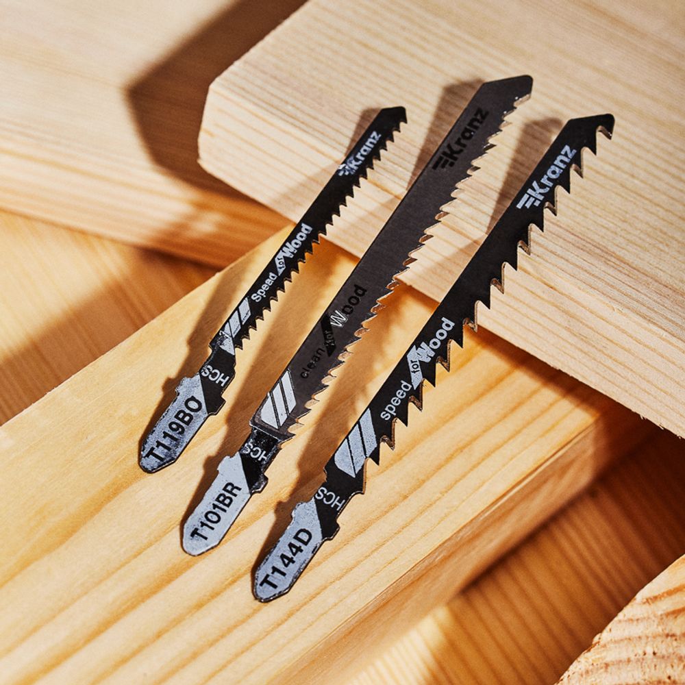 Набор полотен для электролобзика № 3 T144D/T101BR/T119BO (3 шт./уп.) KRANZ