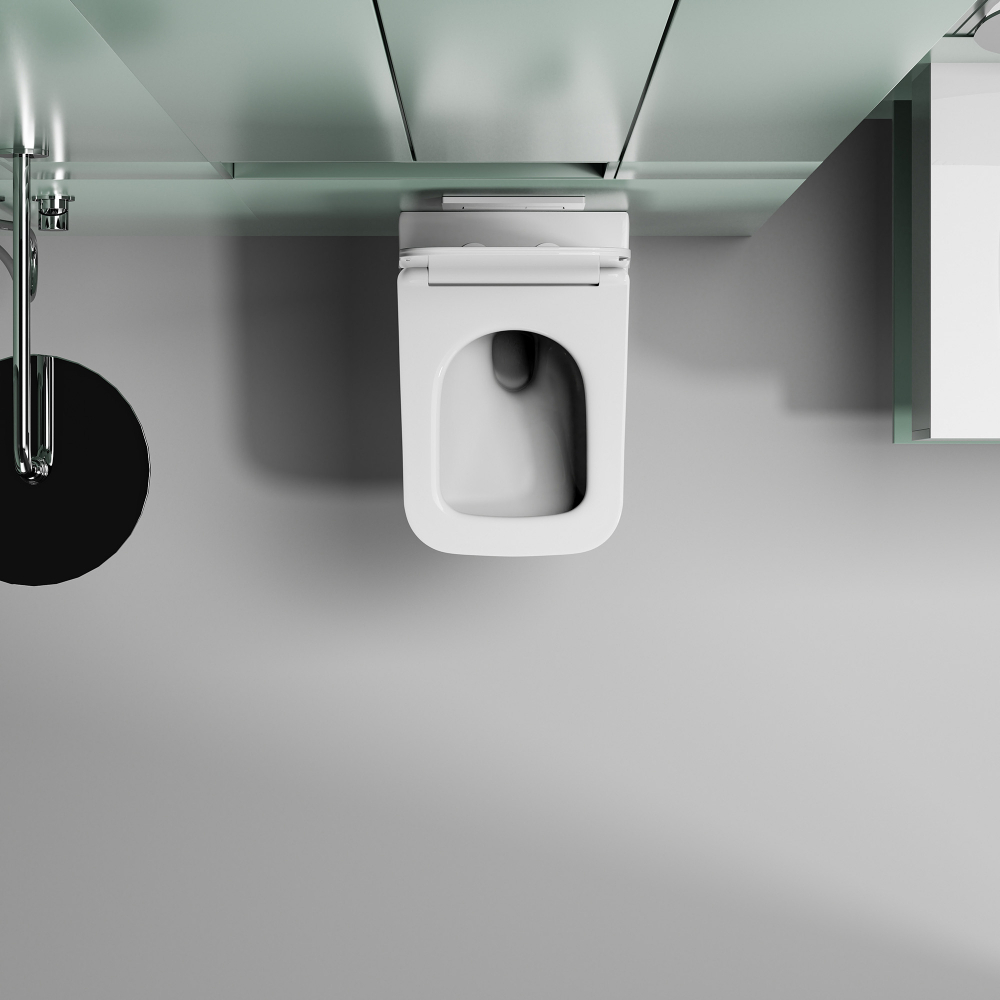 Унитаз ABBER Ultra AC1303 подвесной белый с ультратонким ободком