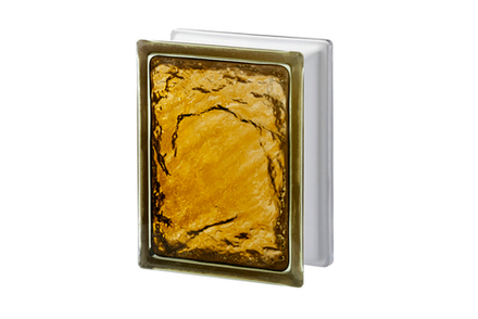 Стеклоблок Vitrablok - Империал - Айс Бронза 146x197x80