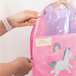 Детский чехол с карманами 80х50. Единорог