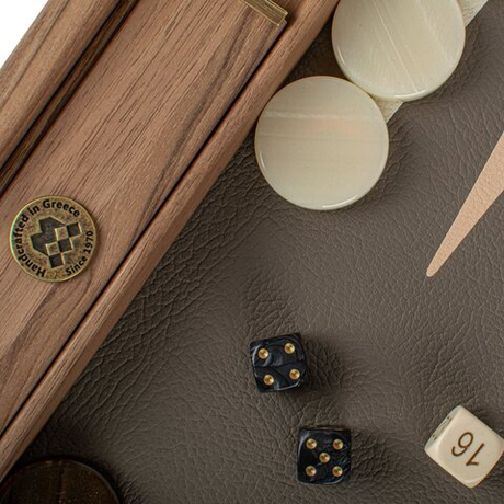 Нарды с боковыми стойками 48x30см Manopoulos Backgammon bde1cpr