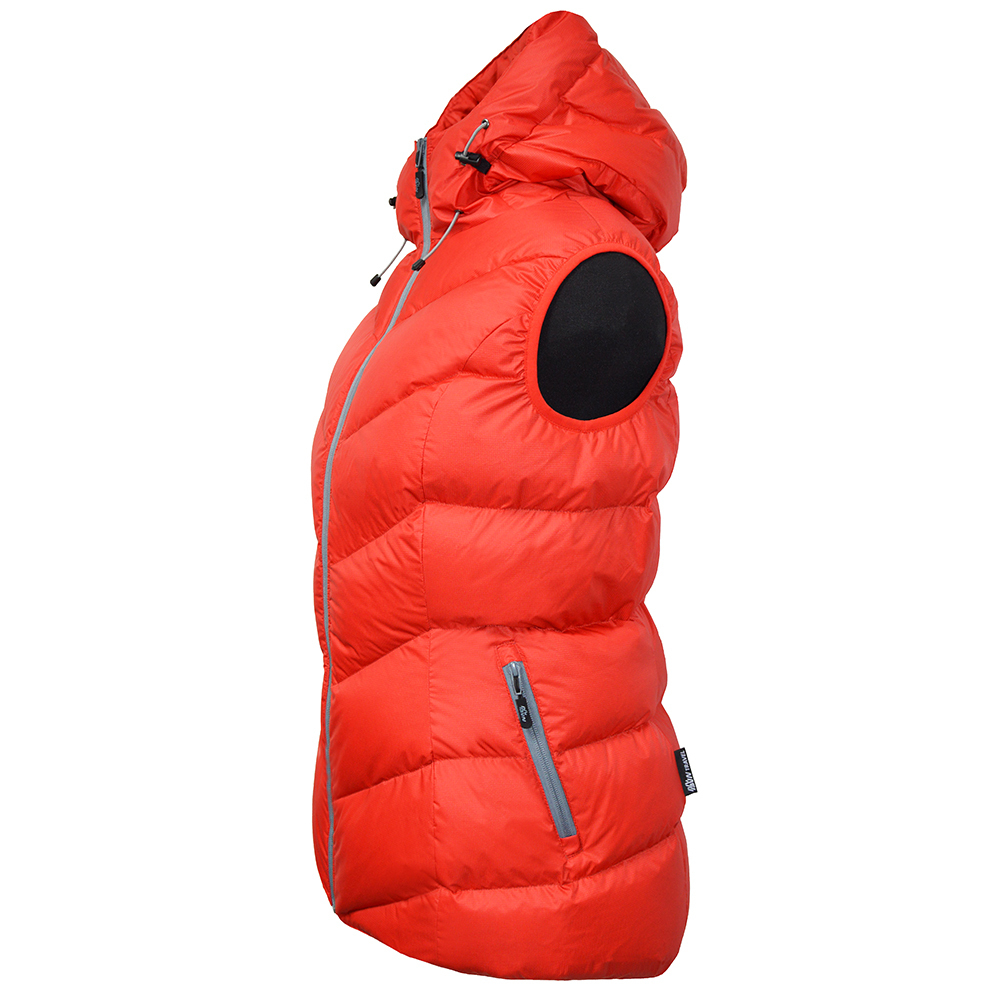 Жилетка пуховая с капюшоном для активного отдыха