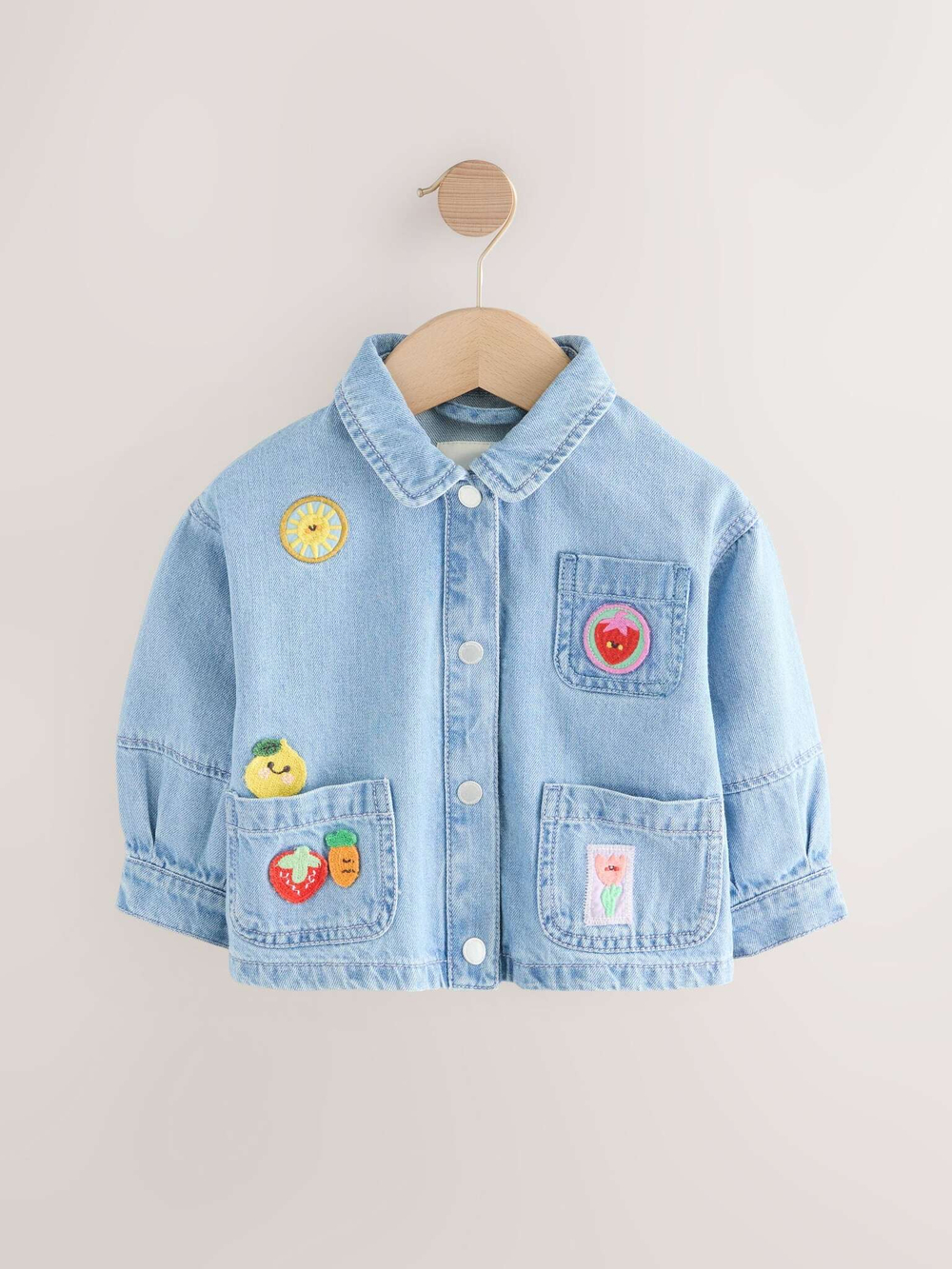 Куртка джинсовая для девочки Next E25-317, Синий