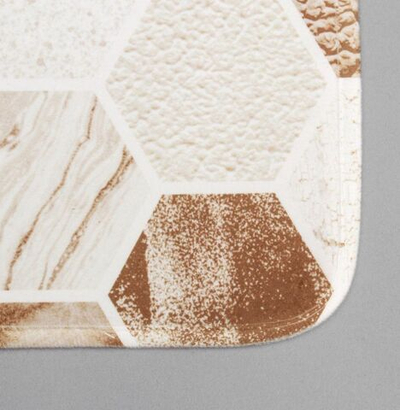 Набор ковриков для ванной и туалета «Соты» (Цвет: не задано)