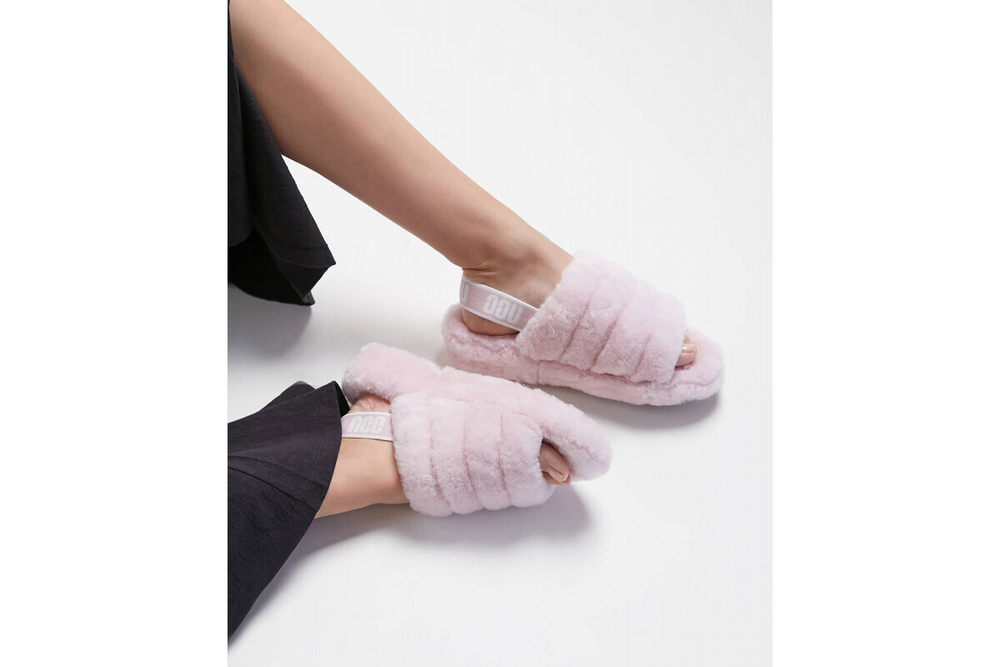 UGG Fluff Yeah Slide-Pink