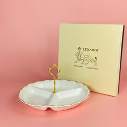 Lenardi 102-159 Менажница 28см АГАТА в под.уп.(х12)Фарфор