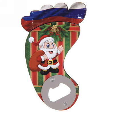 Открывашка для бутылок 13*8см «Дед Мороз с мешком подарков»