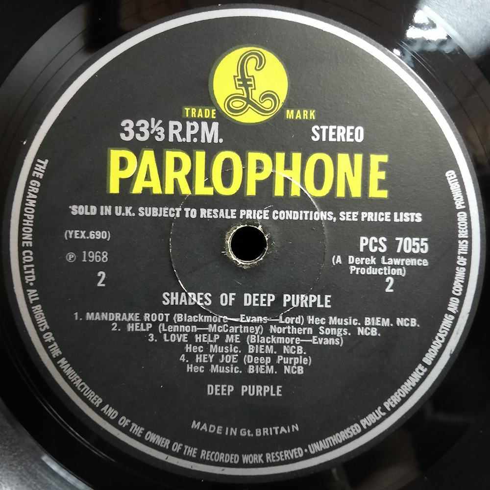 Deep Purple / Shades Of Deep Purple (LP)