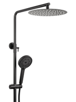 Душевая система WONZON & WOGHAND STICK, Черный матовый (WW-88739017-MB)