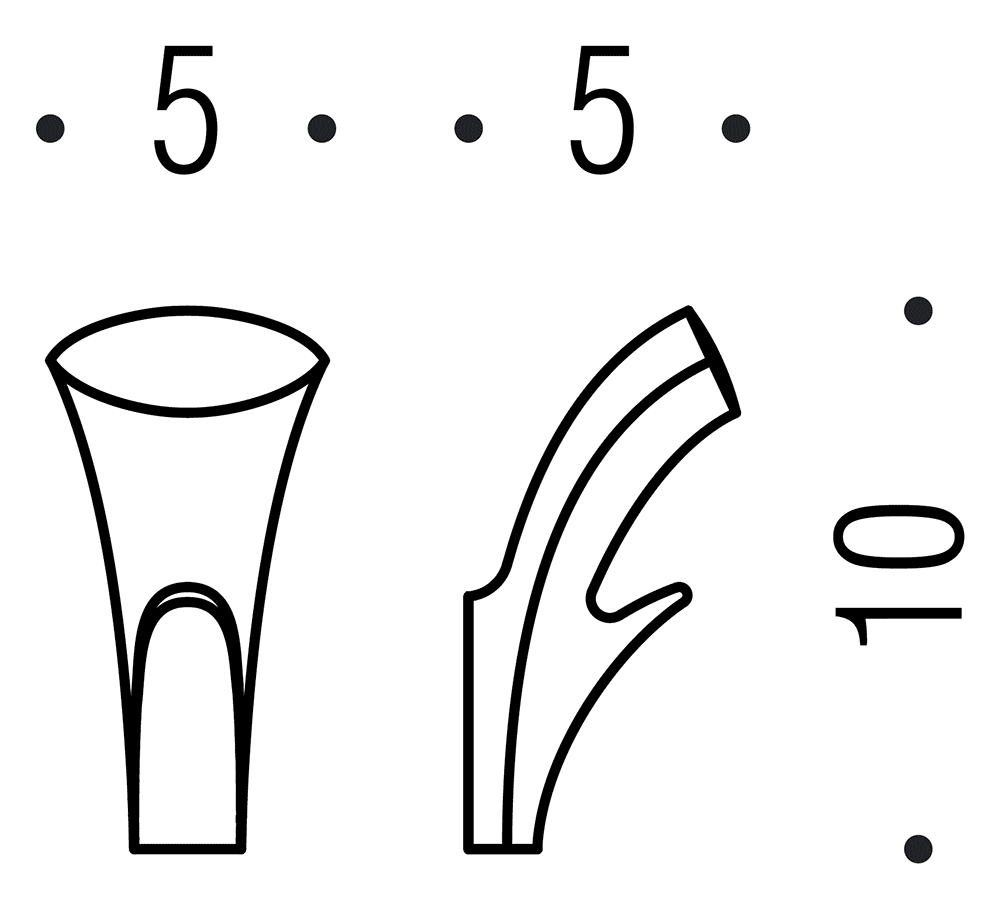 Крючок Colombo Link AR27, хром  схема