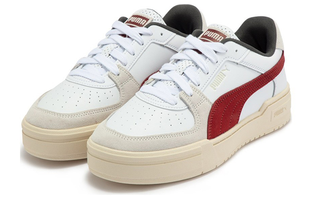 PUMA Ca Pro Ivy League "White Intense Red"