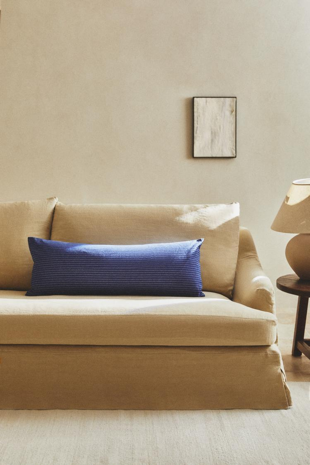 ZARA HOME ЧЕХОЛ НА ПОДУШКУ В ГОРИЗОНТАЛЬНУЮ ПОЛОСКУ, ПОЛОСКИ