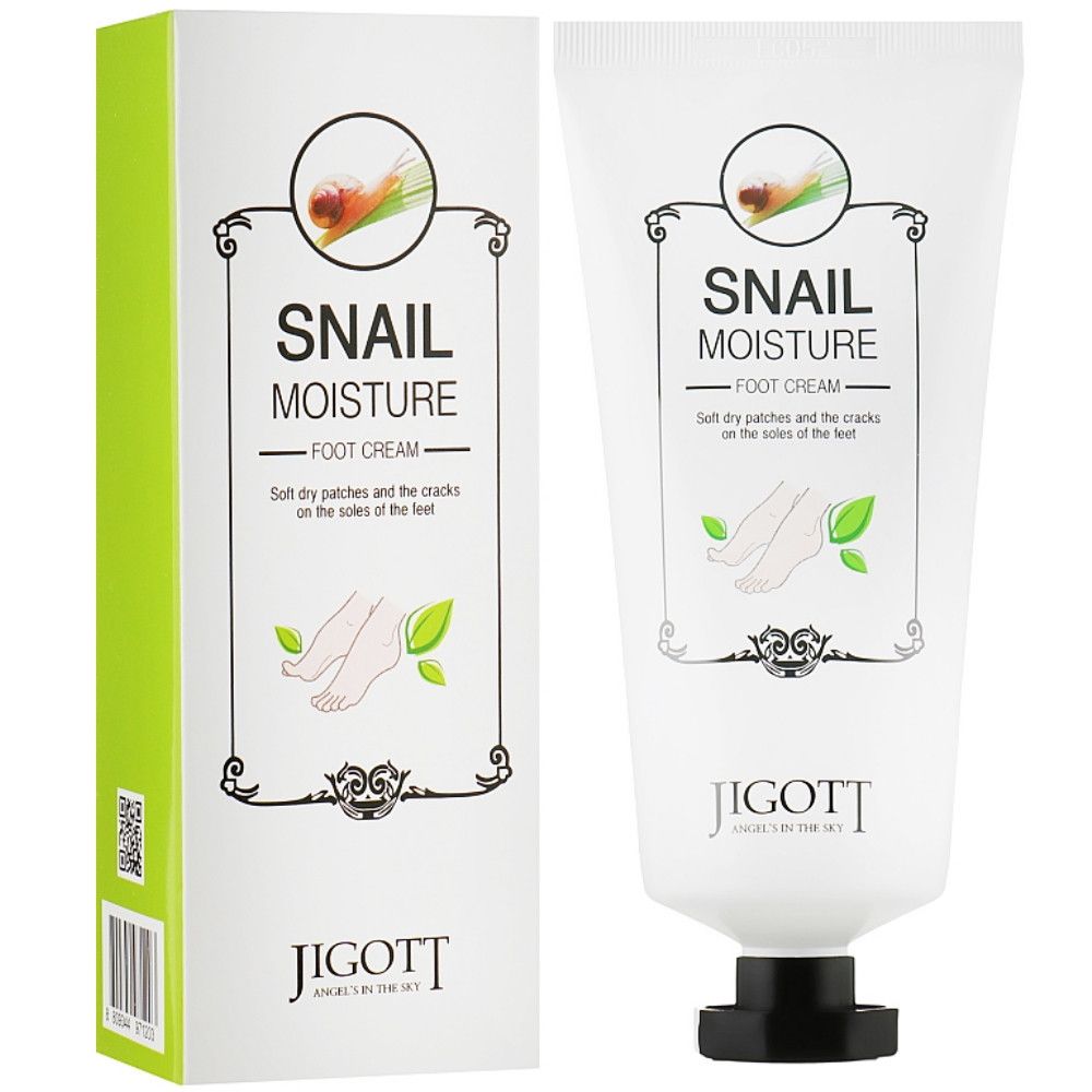 Jigott Snail Moisture Foot Cream крем для ног с экстрактом улитки