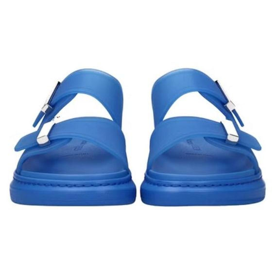 Alexander McQueen Mixed Transparent Rubber Sandal 'Blue'