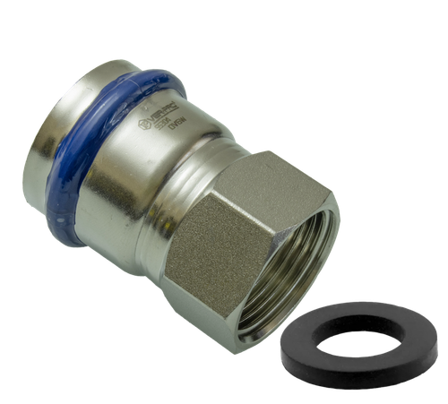 НЕРЖ Соед. с НАКИД. гайк. 18*3/4  "VER-PRO"  (80/5шт)